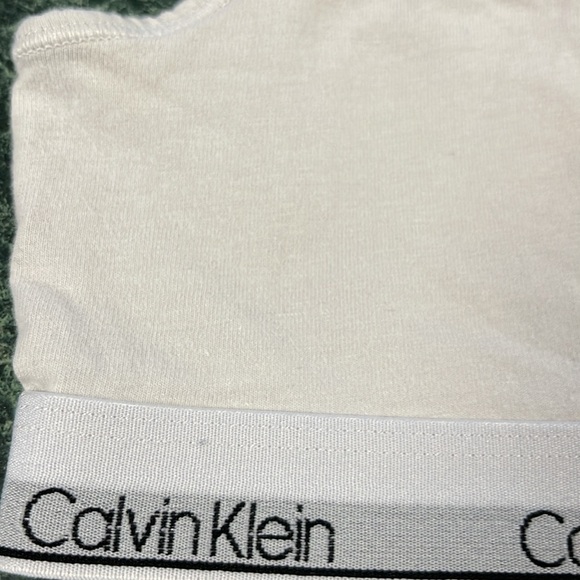 Calvin Klein Bralette Set - Green, Red, Cream - Picture 6 of 6